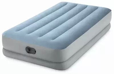 Надувной матрас 99х191х36см со встр. насосом USB 5V, до 272кг, Intex 64157
