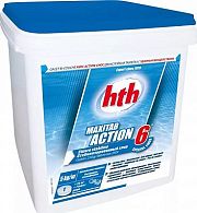 HTH K801797H1 Двухслойная таблетка – быстрый и медленный хлор 5 кг, HTH MAXITAB ACTION 6 EASY