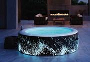 Intex 28494 СПА-бассейн 145/196х71см "Glow Deluxe" 795л, круглый, аэромассаж, Led-подсв.