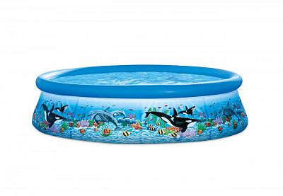 Чаша для бассейна 366x76см, Easy Set Pool - "Океанский Риф", Intex 11304