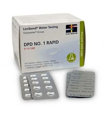 Таблетки для тестера DPD1/RAPID, LOVIBOND(free CL) 250таблеток, Lovibond 511311BT