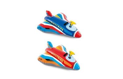 Надувная игрушка-наездник 117х104см "Реактивные истребители", до 40 кг, от 3 лет, два вида, Intex 57531