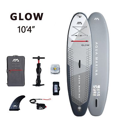 SUP-доска "BT-24GL" 315х79х15см, Ambient Light System, киль, лиш, до 140кг, Aqua Marina BT-24GL