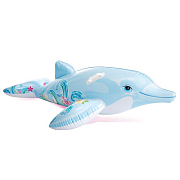 58535 Надувная игрушка-наездник 175х66см "Дельфин" до 40кг, от 3 лет