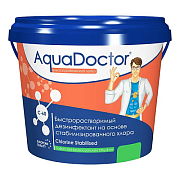 AquaDoctor AQ1550 ХЛОР, 5кг ведро, гранулы, быстрорастворимый, на основе 60% активного хлора (С60-5)