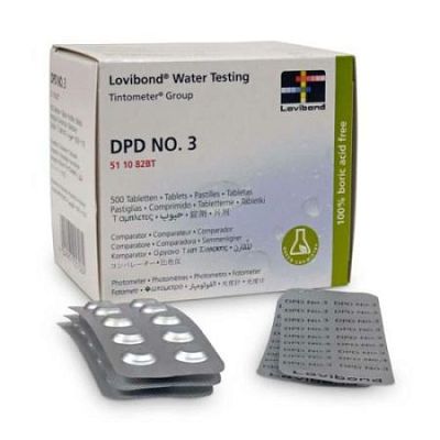 Таблетки для тестера Lovibond DPD 3 Rapid (total CL) 250таблеток, Lovibond 511291BT