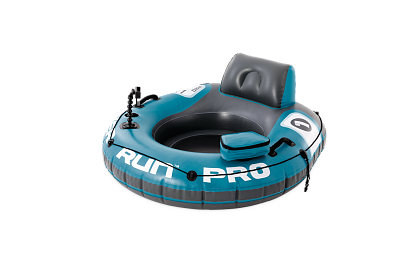 Надувной круг-кресло 140х132см "River Run 1" с ручками, до 100кг, Intex 56843