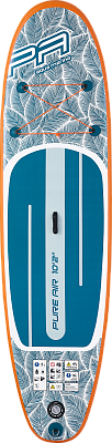 SUP-доска PURE AIR All-Round iSUP Tropic 10' 310х79х12см, насос, киль, сумка, до 110 кг, Aqua Marina PA-25T310E