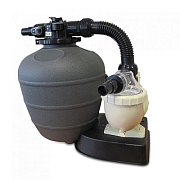 Emaux 88033669 Песочный фильтр-насос 8000л/ч, резервуар для песка 17кг, фракция 0.45-0.85мм